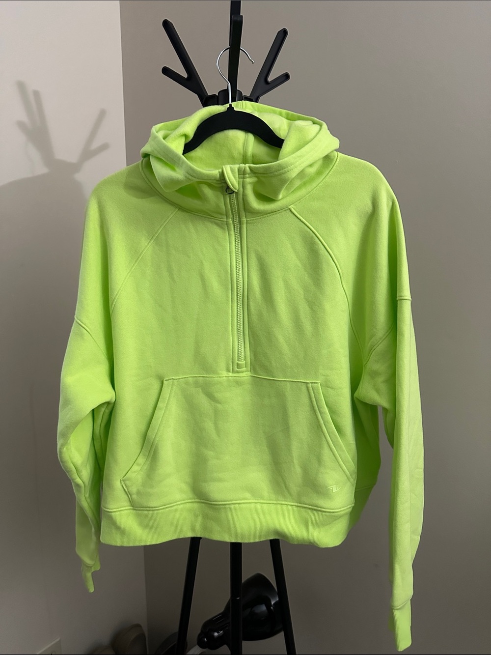 Athletic Works Neon Lime Zip-Up Hoodie